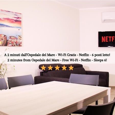 Ferienwohnung Ospedale Del Mare - Wi-Fi Gratis E Parcheggio Gratuito Neapel Exterior foto