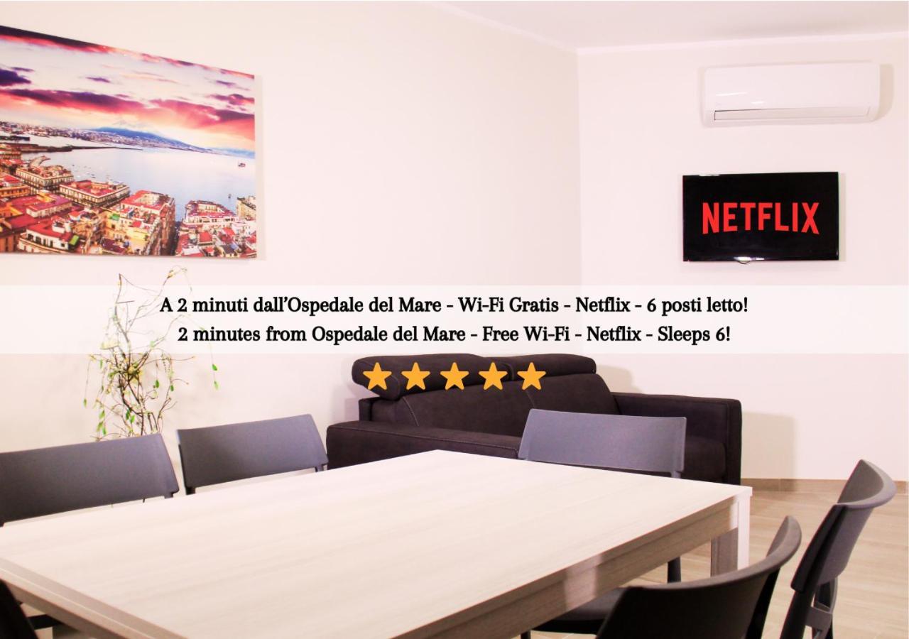 Ferienwohnung Ospedale Del Mare - Wi-Fi Gratis E Parcheggio Gratuito Neapel Exterior foto